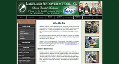 Desktop Screenshot of lakelandandoverschool.org
